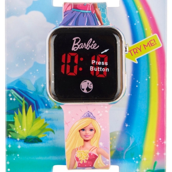 NEW Accutime Barbie Dreamtopia Sparkles LED Kids Digital Wrist Watch - Picture 2 of 7